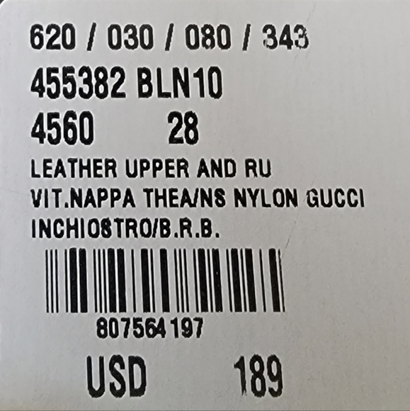 GUCCI Girl's Blue Web Sandals Sz 28, US 11 - Picture 9 of 10